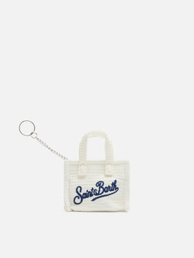 Beige cotton honeycomb Key Holder - MC2 Saint Barth