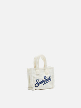 Beige cotton honeycomb Key Holder - MC2 Saint Barth