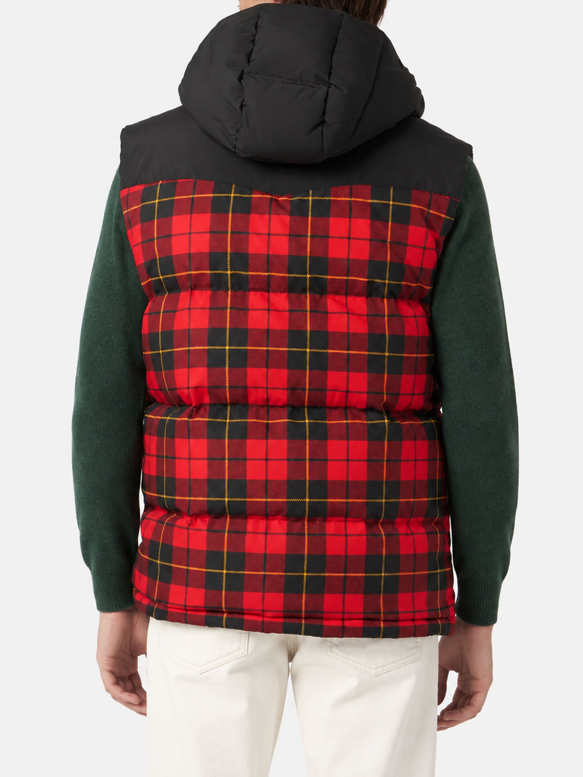 Doudoune sans manches Klosters tartan 