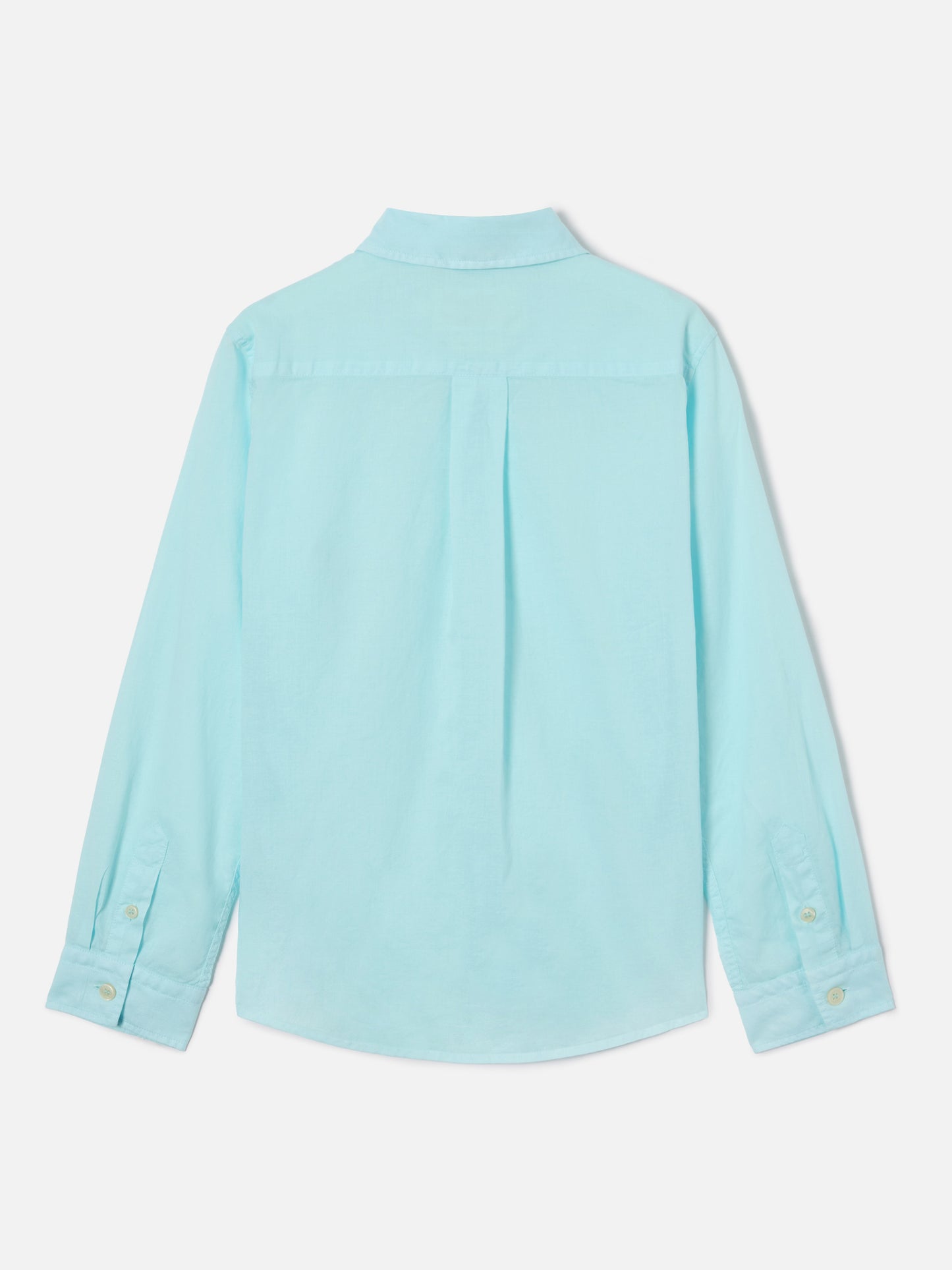 Water green Chemise Jr shirt in cotton voile