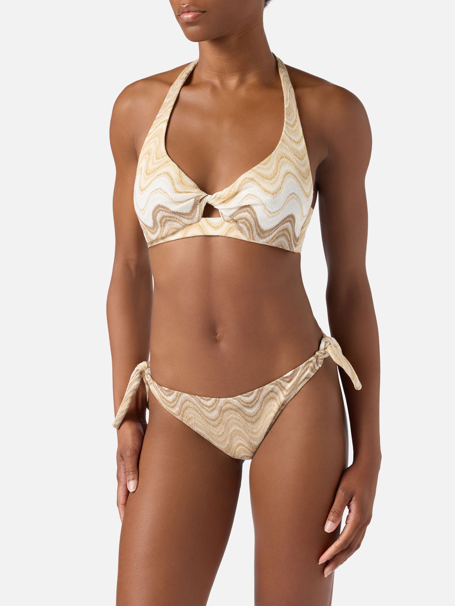 Bikini raschel degradé gold Leda Yali 