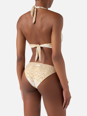 Bikini raschel degradé gold Leda Yali 