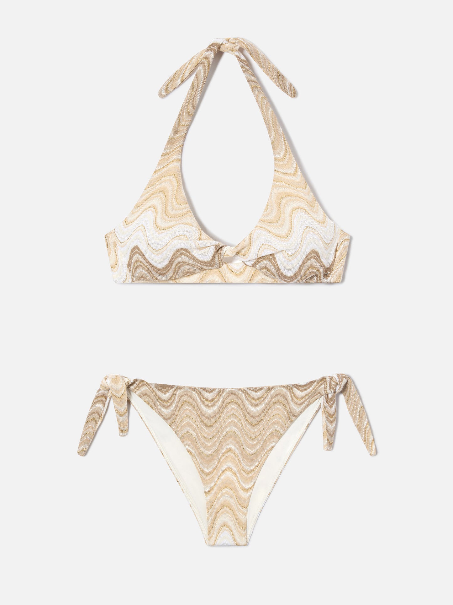 Bikini raschel degradé gold Leda Yali 