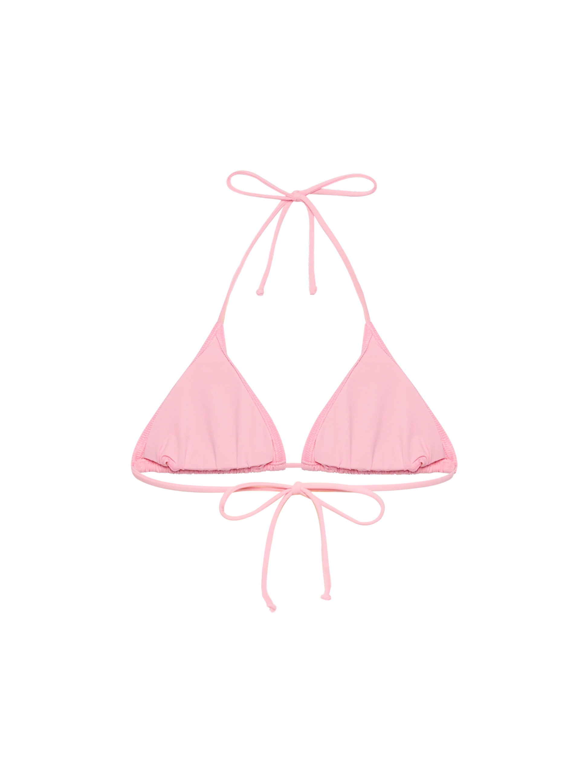 Leah pink triangle top swimsuit - MC2 Saint Barth