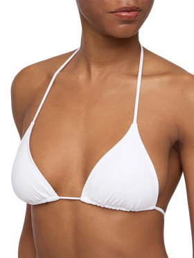 Leah white triangle top swimsuit - MC2 Saint Barth