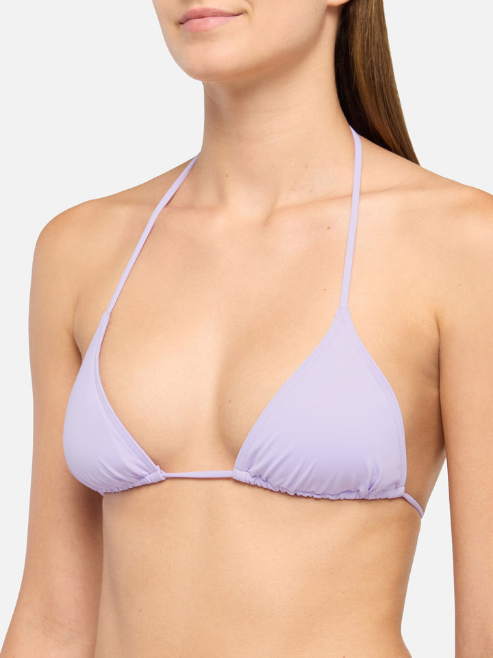 Leah top bikini triangolo lilla