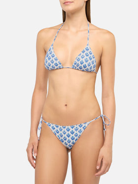 Bikini triangle Leah Marielle à imprimé floral 