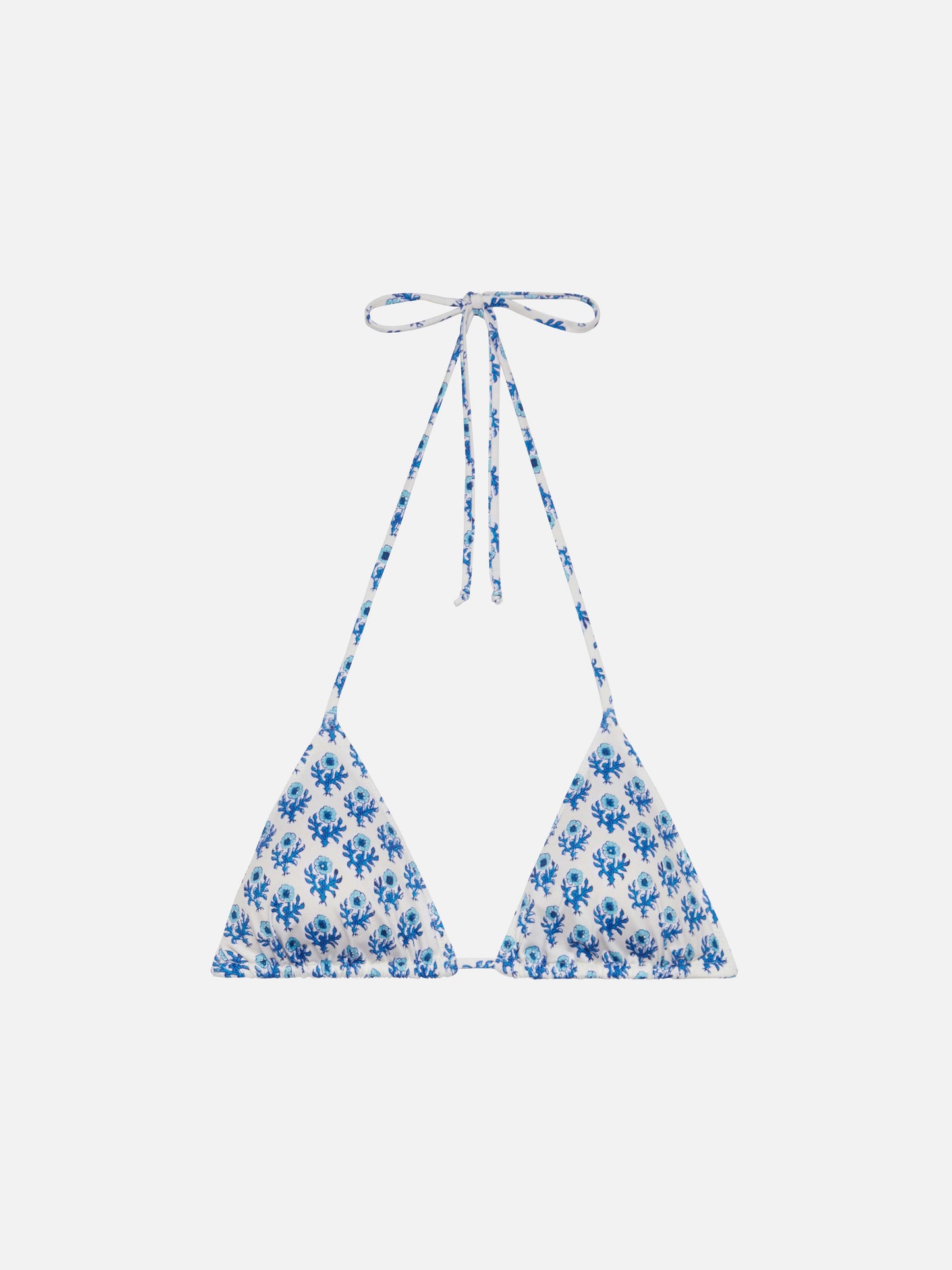 Haut de maillot de bain triangle Leah à imprimé floral 