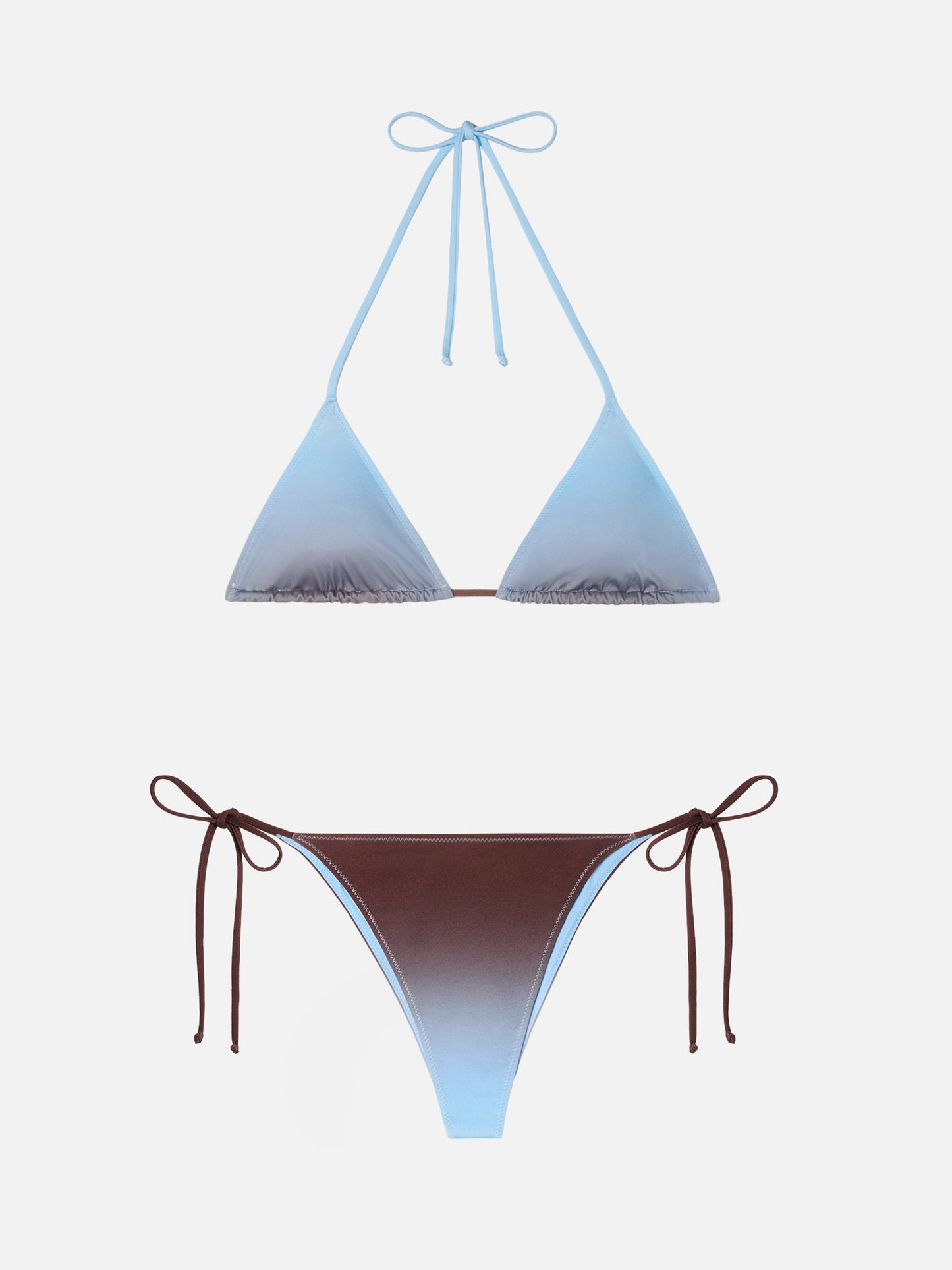 Klassischer Triangel-Bikini Leah Marielle mit Farbverlauf