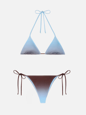 Klassischer Triangel-Bikini Leah Marielle mit Farbverlauf