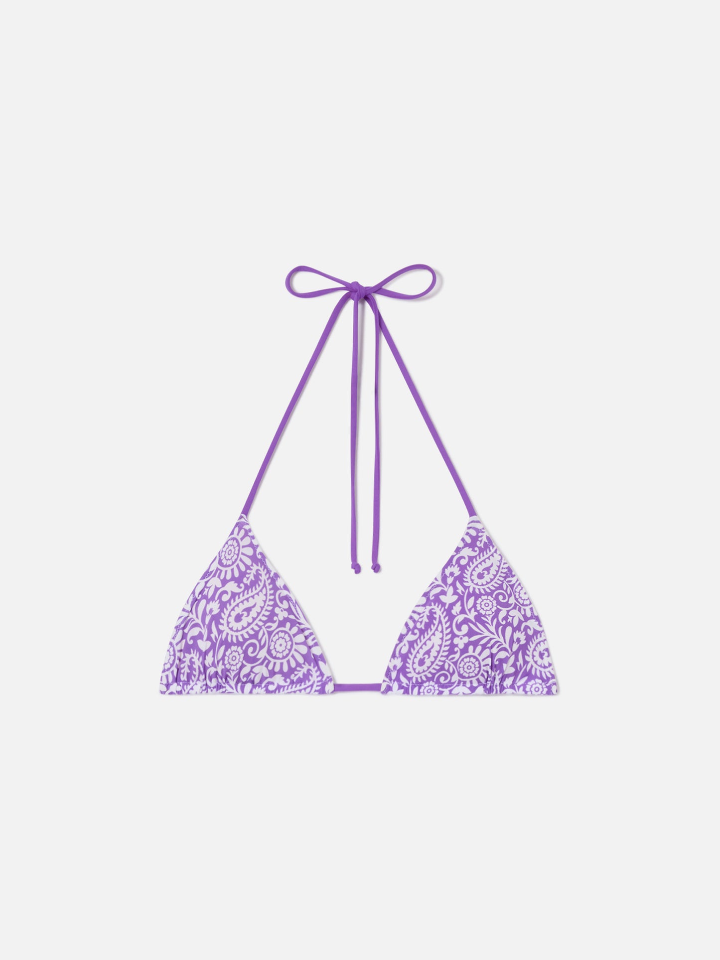 Leah Triangel-Bikinioberteil mit Paisley-Print 