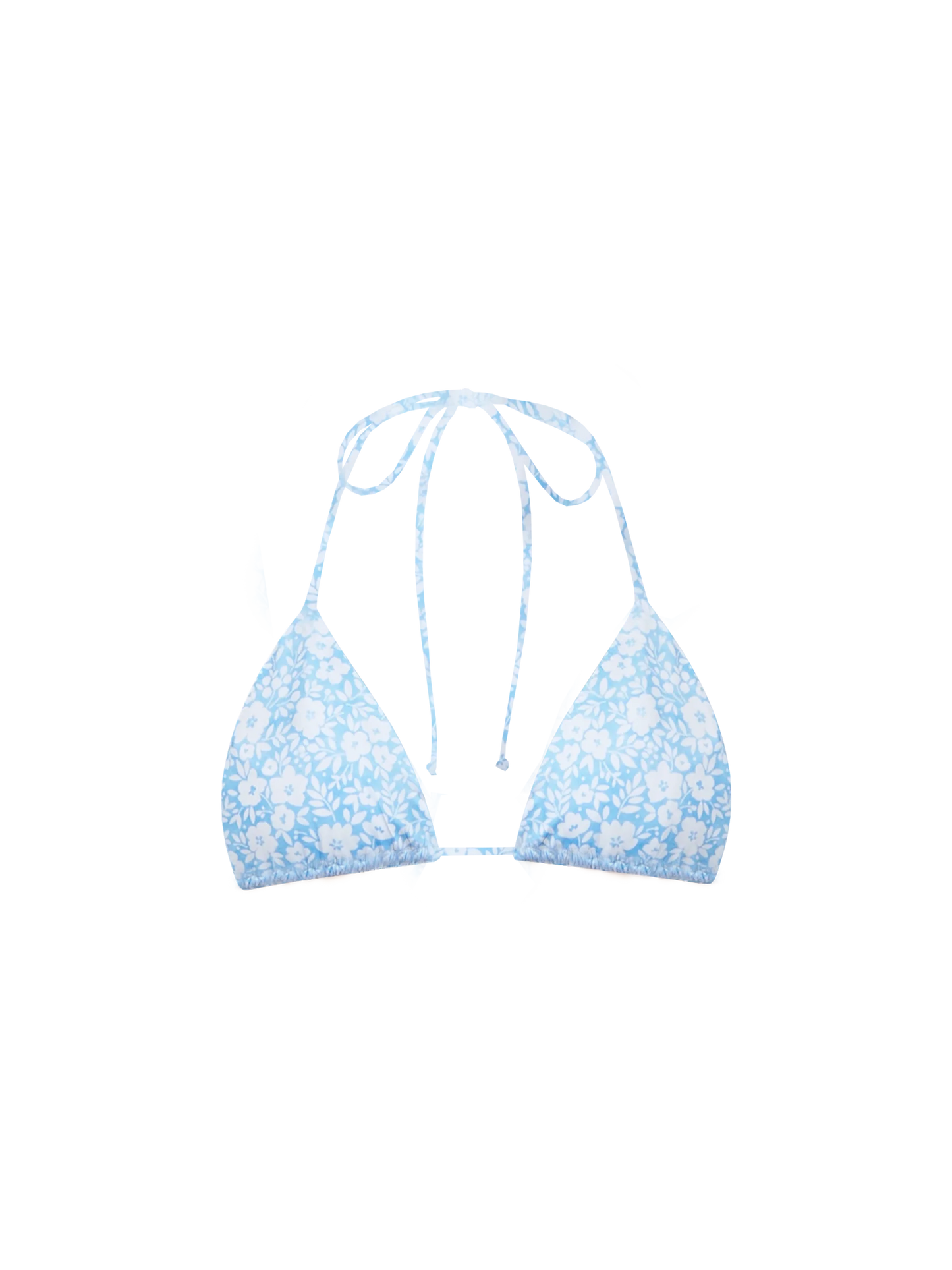 Top bikini Leah triangolo con fantasia floreale 