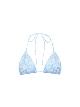 Top bikini Leah triangolo con fantasia floreale 