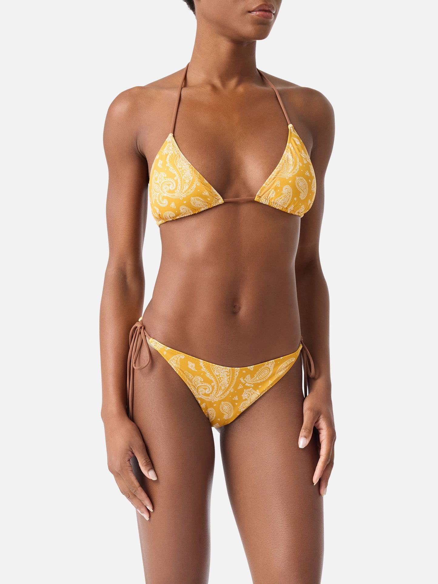 Elsa Marielle Bralette-Bikini mit bluette-Muster 