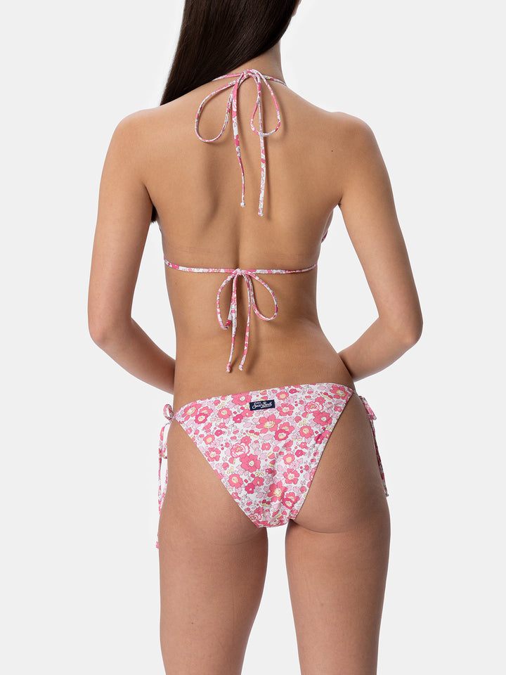 Bikini triangular Betsy de mujer Leah Virgo | MADE WITH LIBERTY FABRIC 