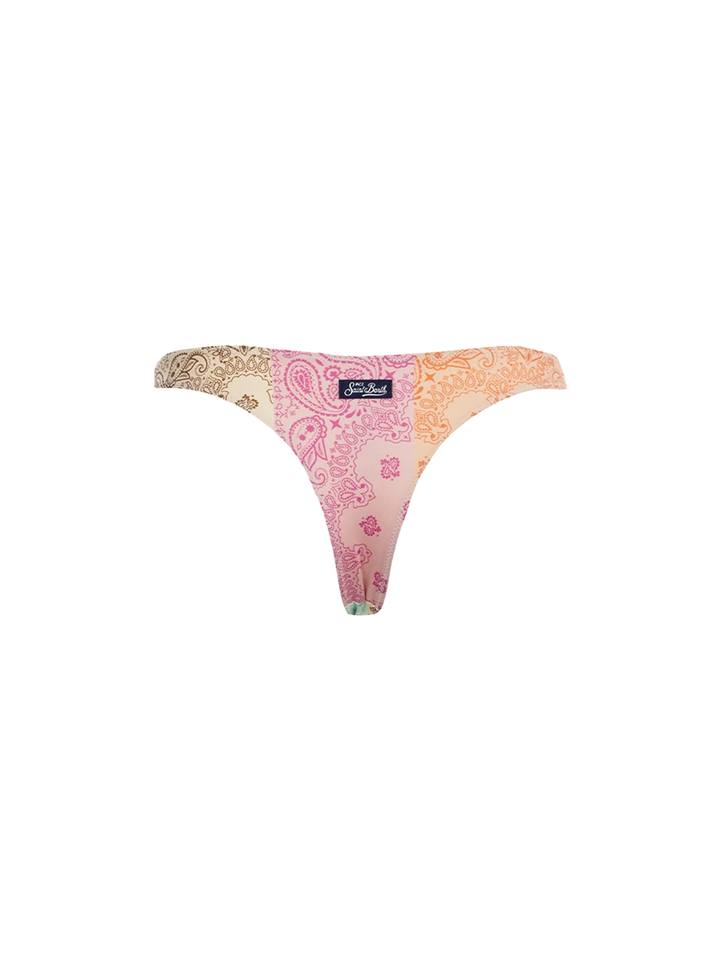 Woman bandanna cheeky swim briefs Naomi - MC2 Saint Barth