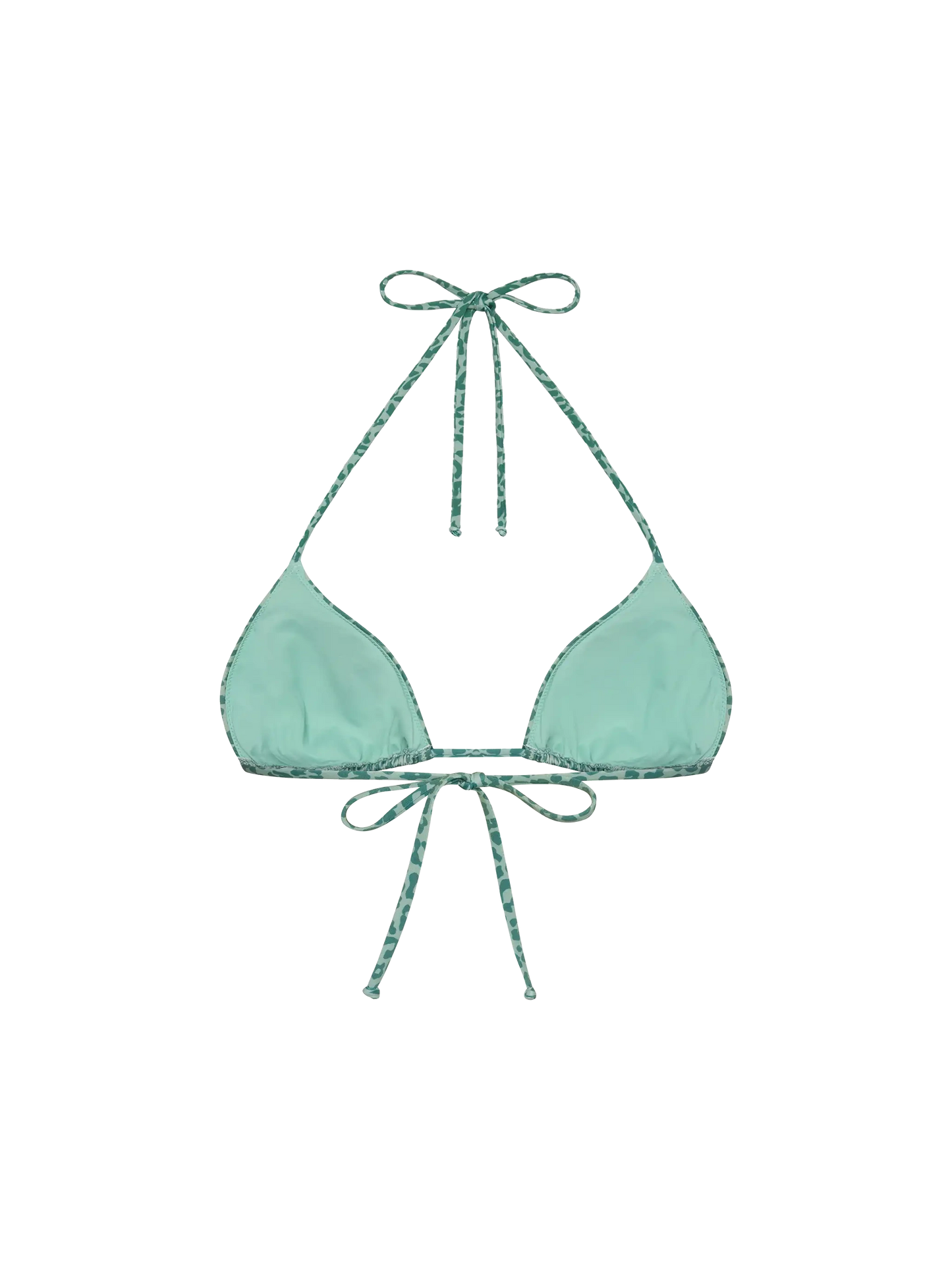 Leah triangle top swimsuit with animalier print - MC2 Saint Barth