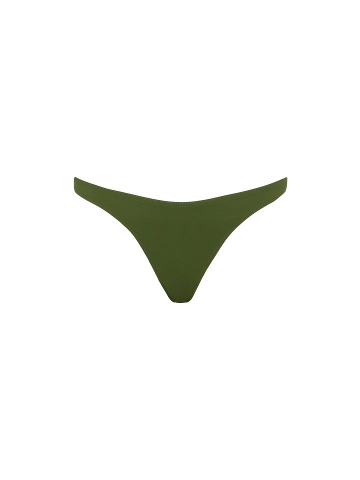 Bikini triangolo fisso Gaia Noelle in verde militare