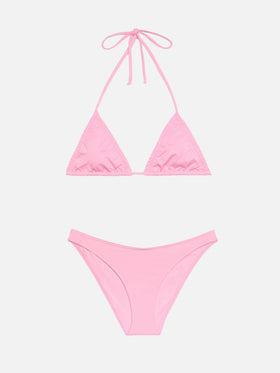 Bikini a triangolo classico Nilly Lido color rosa