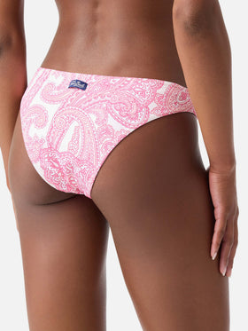 Bikini Leah Lido triangolo stampa paisley rosa