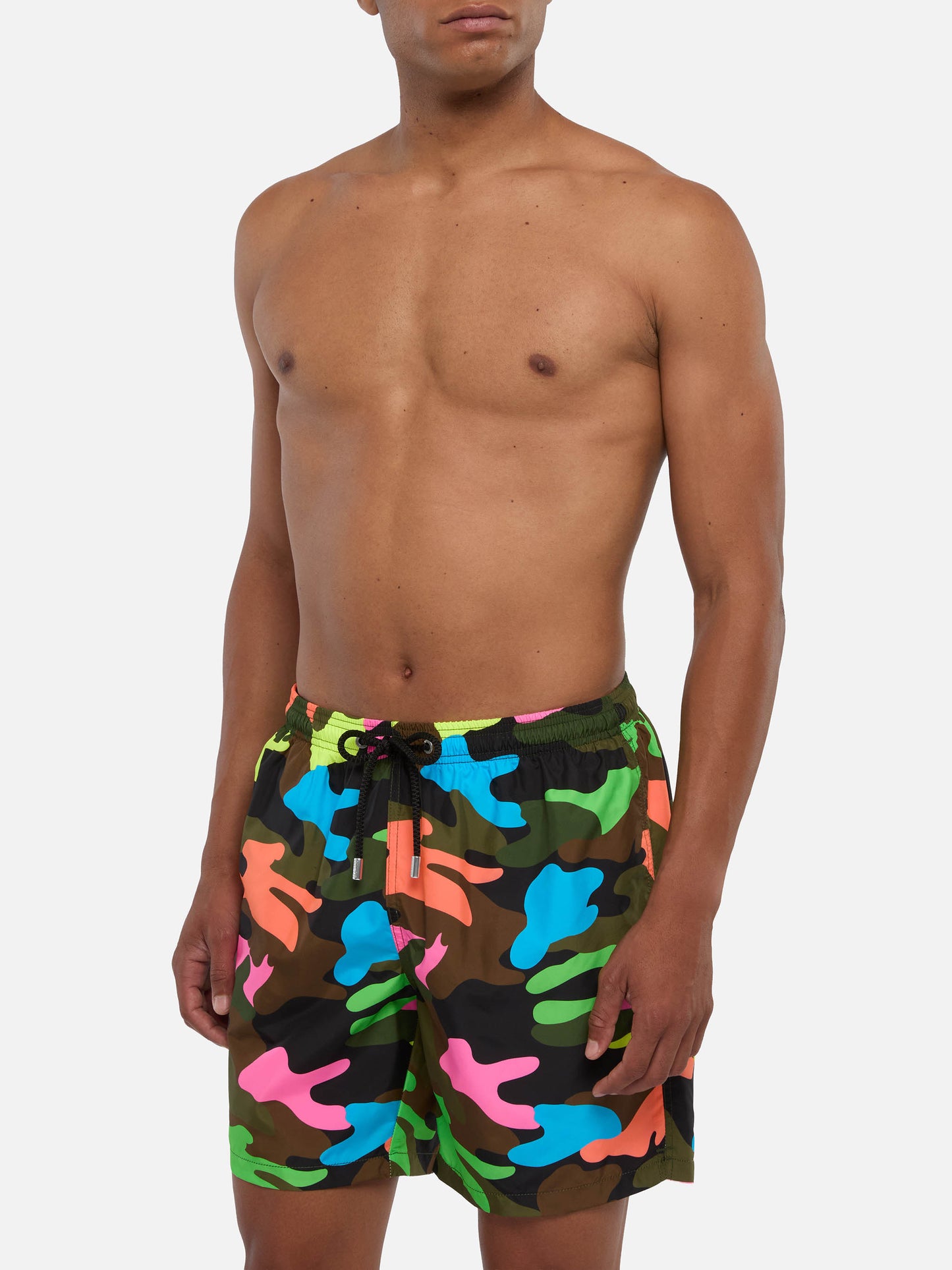 Costume mare Lighting stampa camouflage fluo