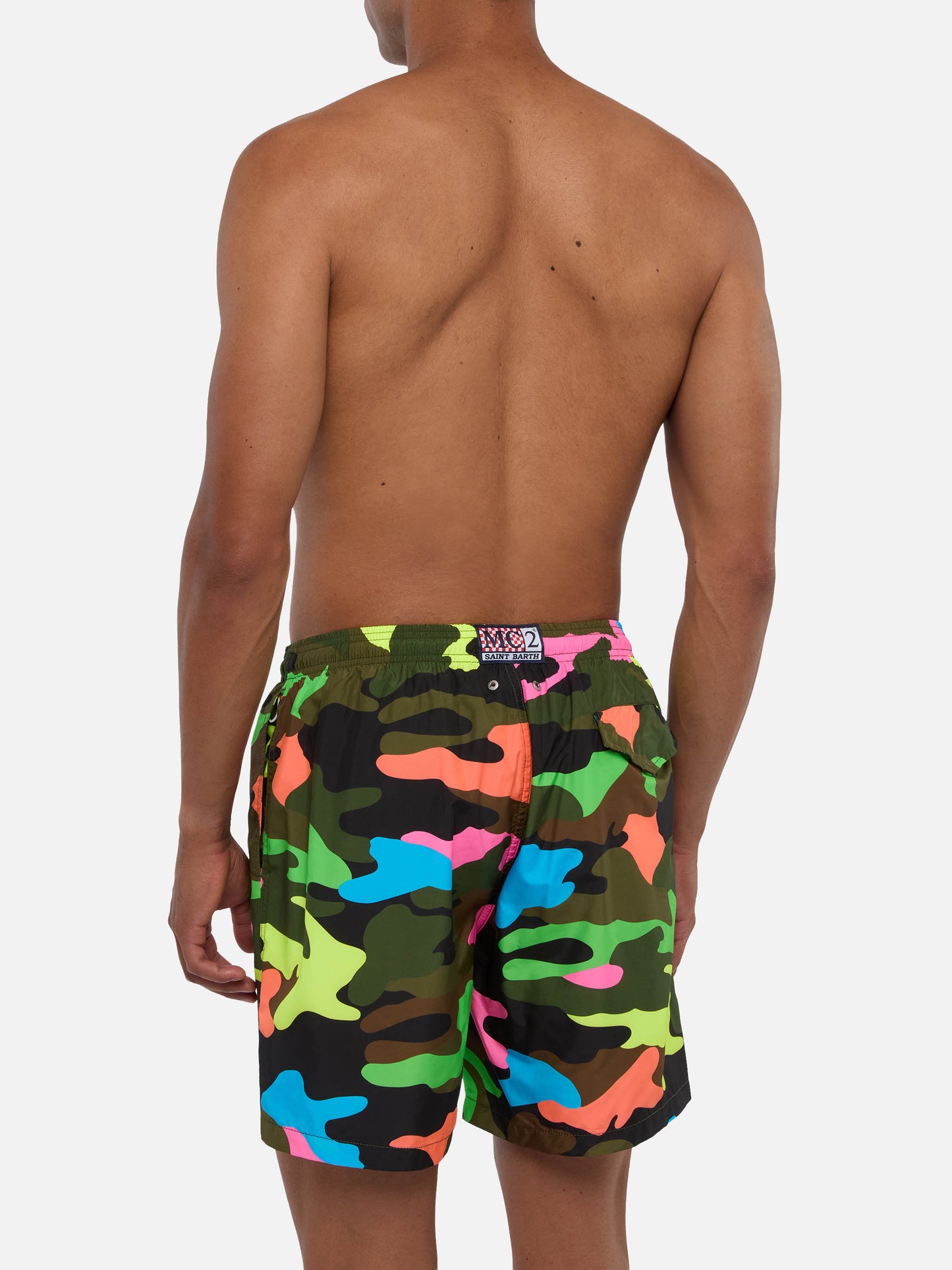 Costume mare Lighting stampa camouflage fluo
