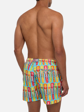 Badeshorts für Herren mit Calippo-Aufdruck | Algida® Sonderedition
