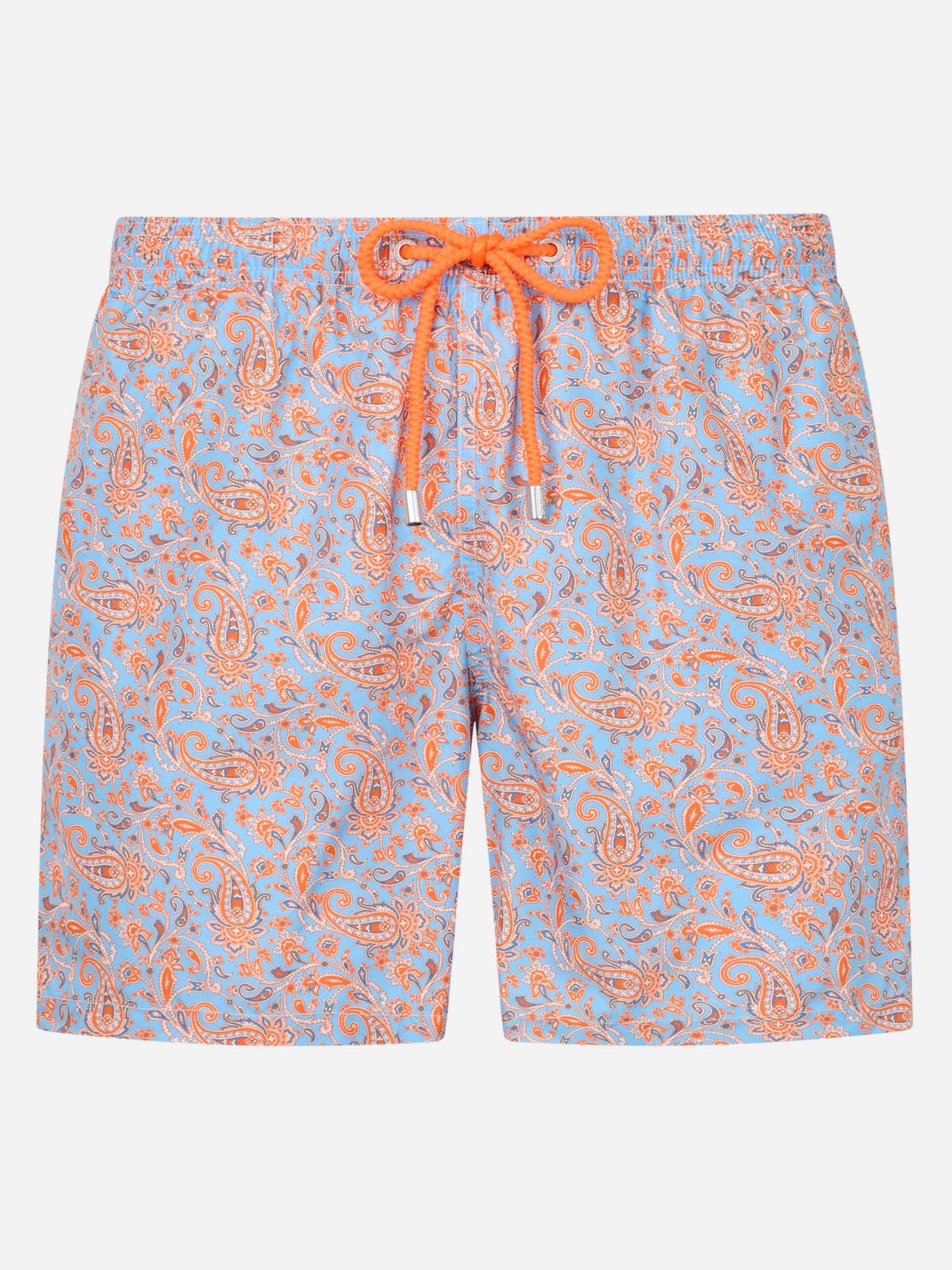 Lighting swim shorts with paisley flower print in multicolor