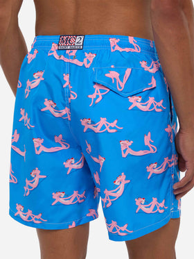 Badeshorts aus leichtem Stoff „Lighting“ mit „The Pink Panther“-Aufdruck | THE PINK PANTHER SPECIAL EDITION