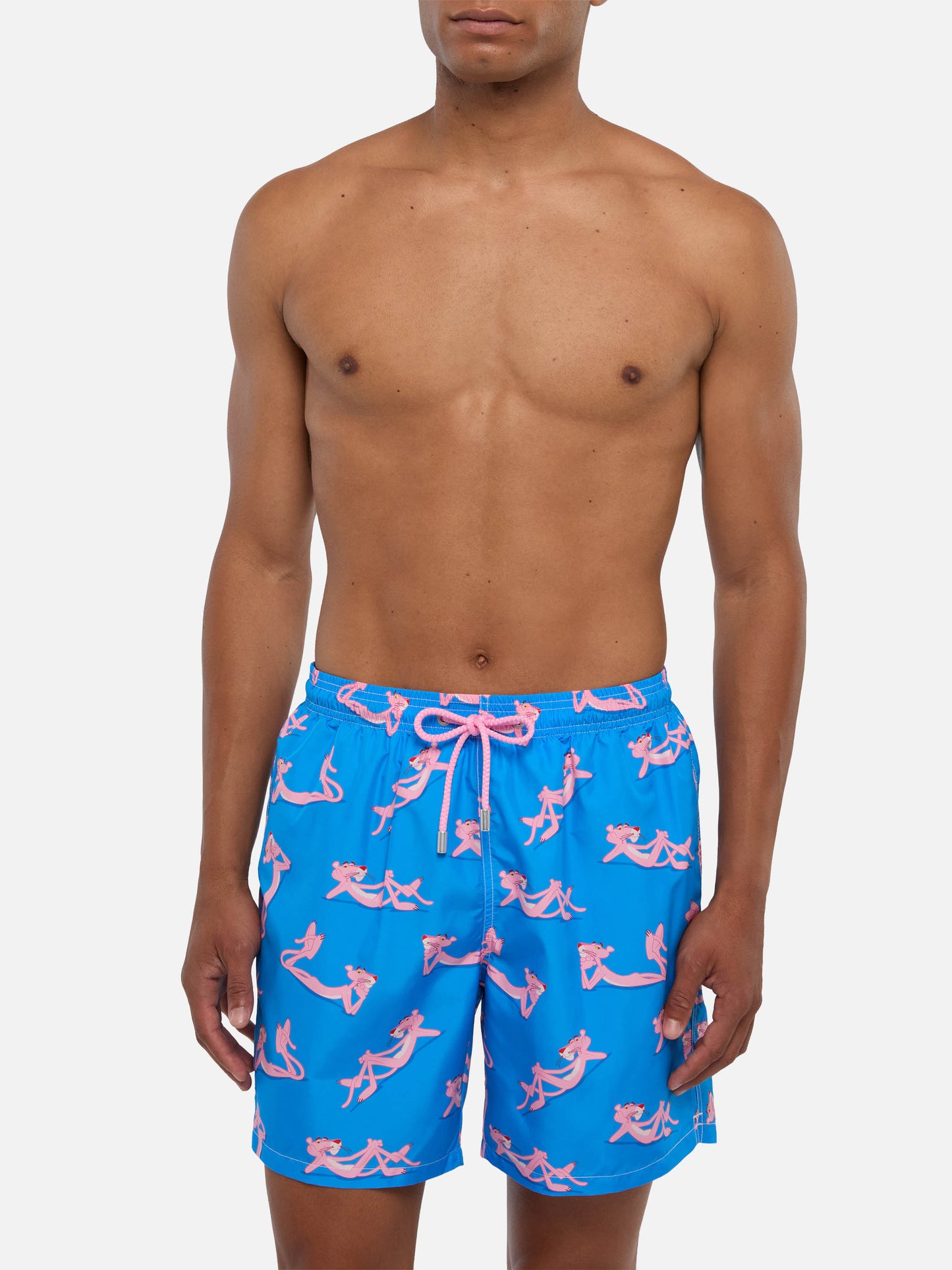 Badeshorts aus leichtem Stoff „Lighting“ mit „The Pink Panther“-Aufdruck | THE PINK PANTHER SPECIAL EDITION
