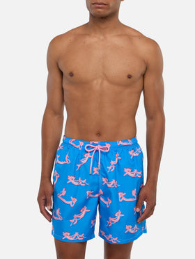 Badeshorts aus leichtem Stoff „Lighting“ mit „The Pink Panther“-Aufdruck | THE PINK PANTHER SPECIAL EDITION