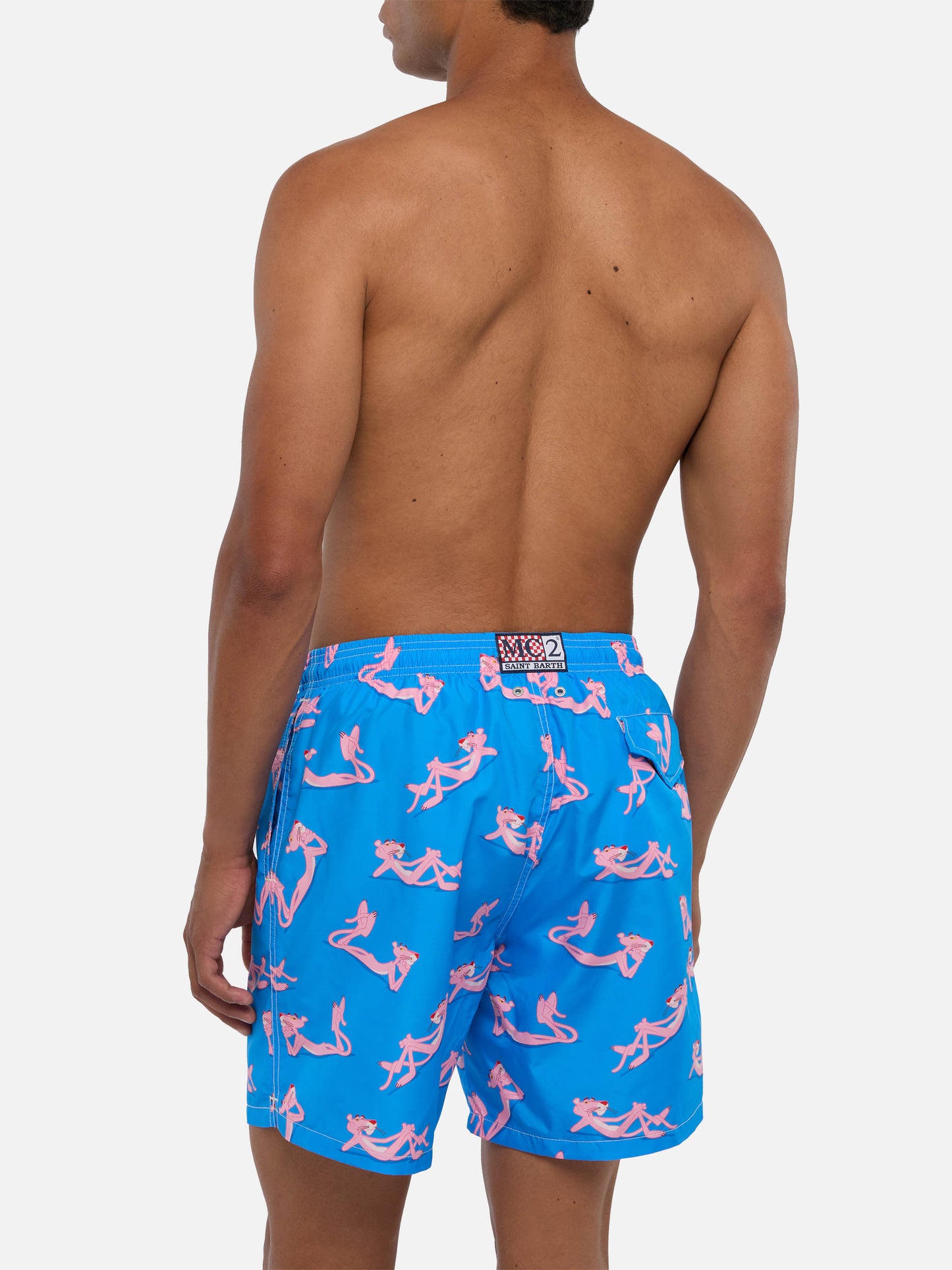 Badeshorts aus leichtem Stoff „Lighting“ mit „The Pink Panther“-Aufdruck | THE PINK PANTHER SPECIAL EDITION