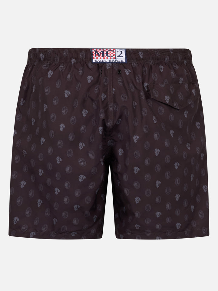 Lighting AC Milan logo print swim shorts | Special Edition