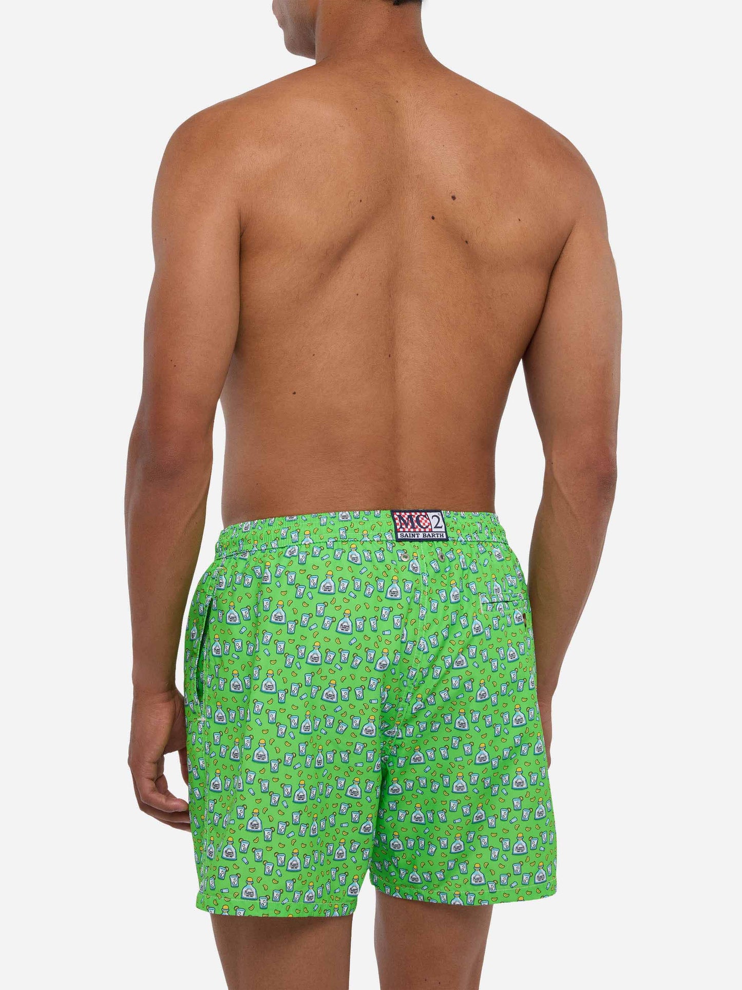 Lighting tequila print swim shorts