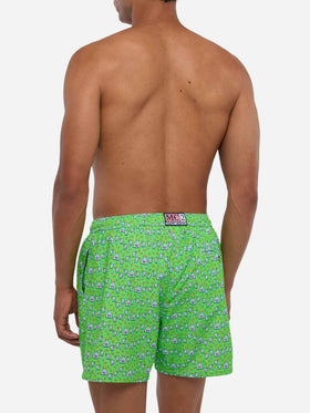 Lighting tequila print swim shorts