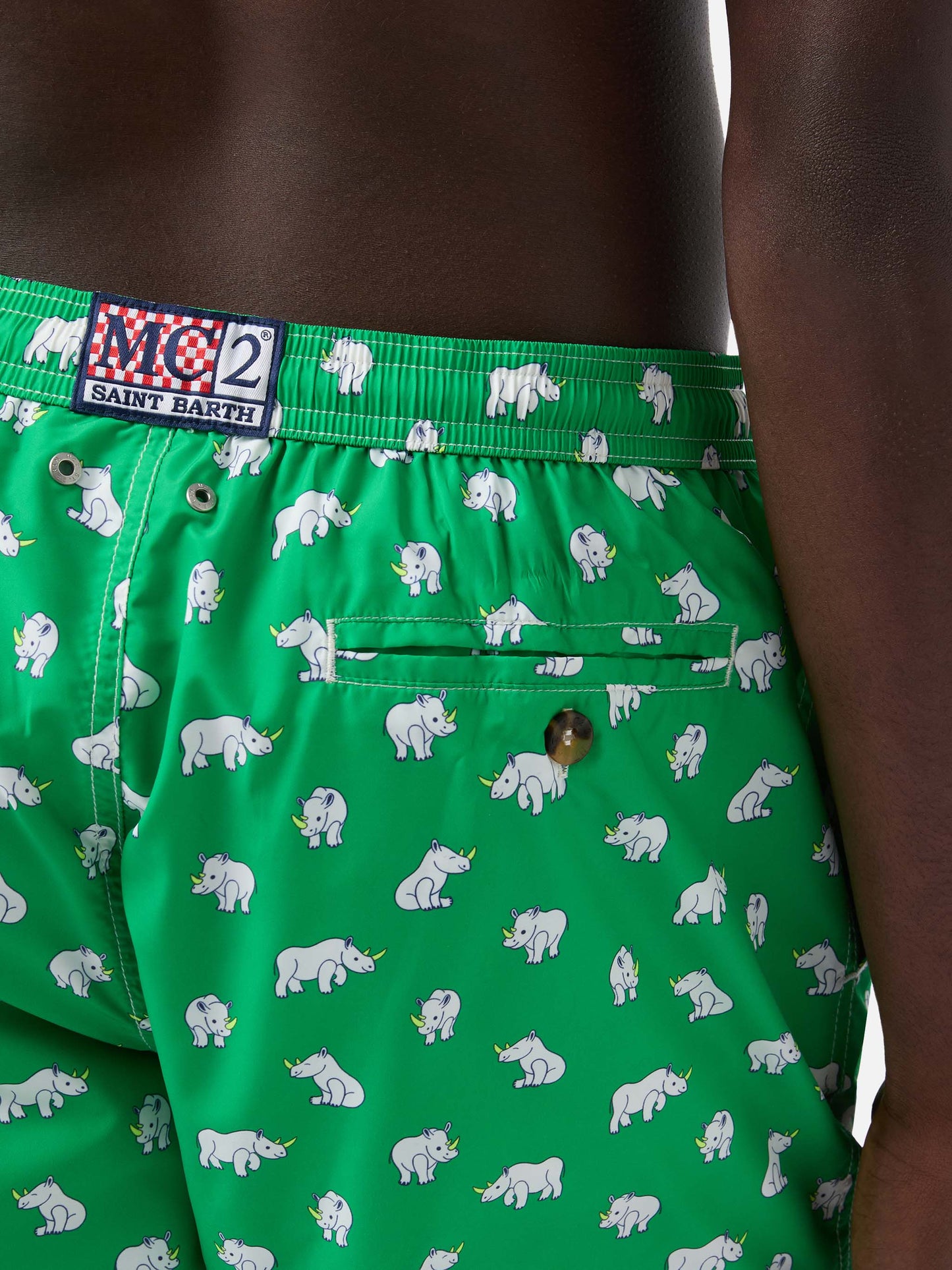 Herren-Badeshorts aus leichtem Stoff Lighting Micro Fantasy mit Padel-Aufdruck