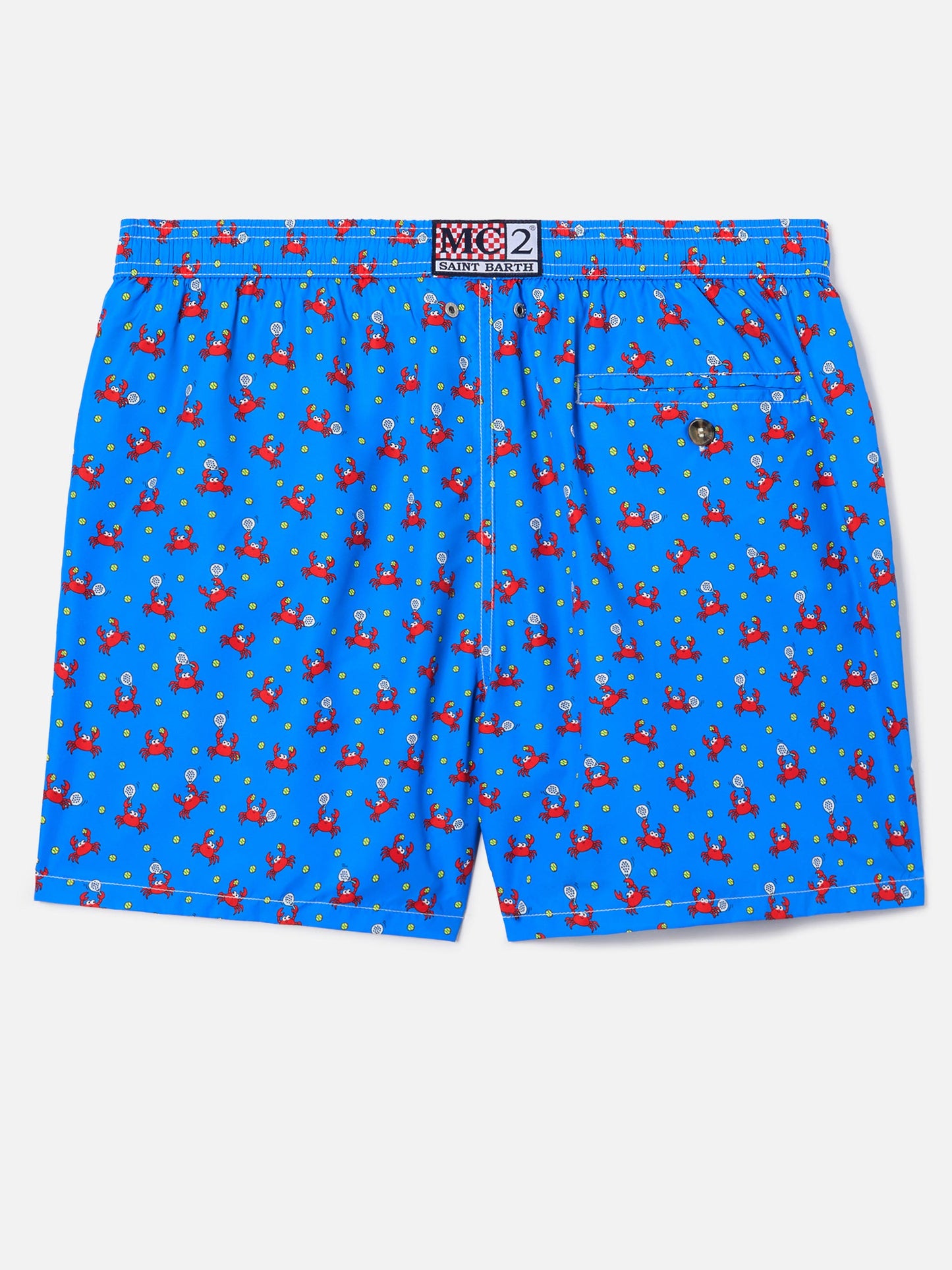 Short de bain Micro Lighting Bluette avec imprimé crabe padel 