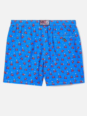 Short de bain Micro Lighting Bluette avec imprimé crabe padel 