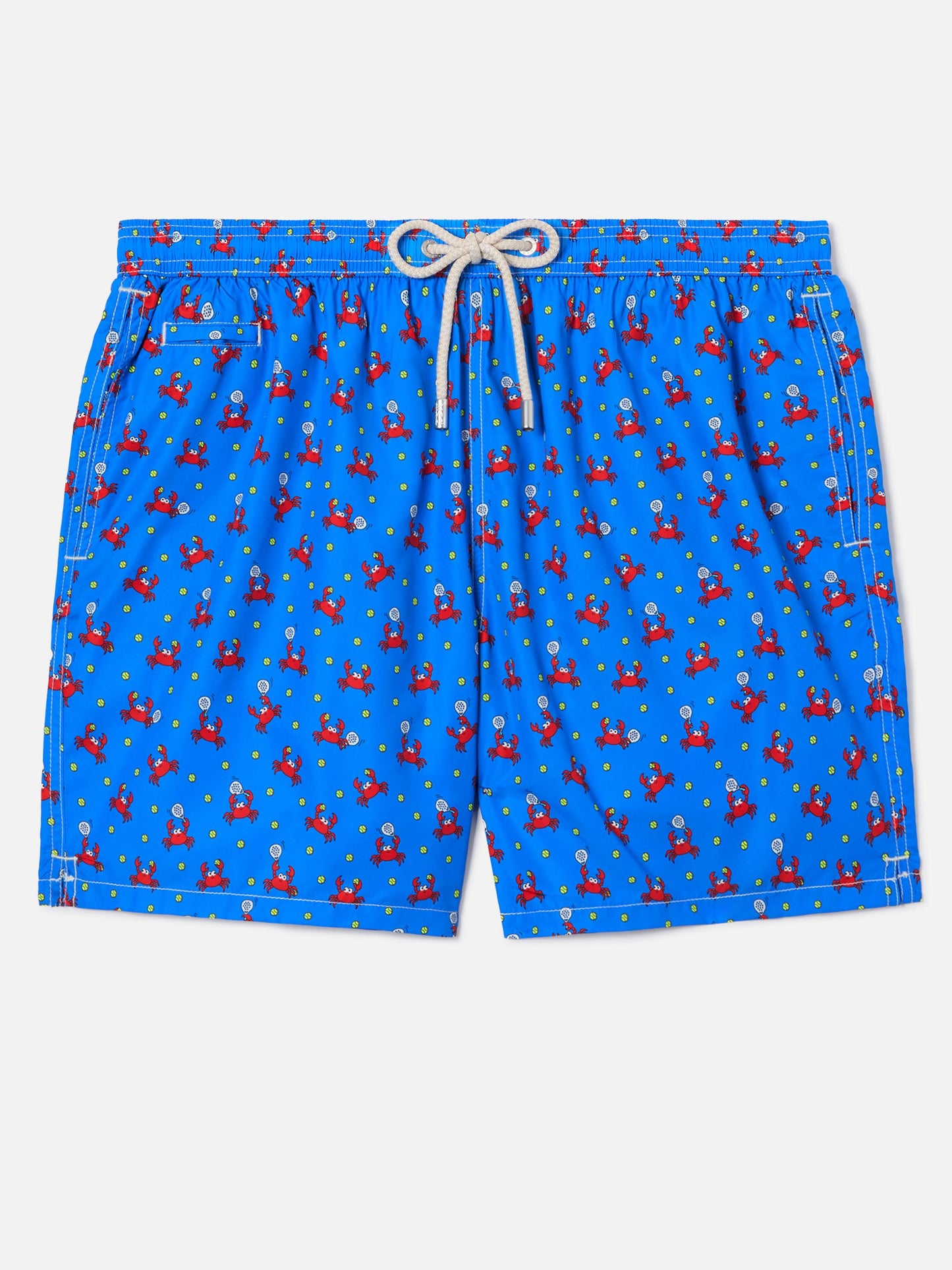 Short de bain Micro Lighting Bluette avec imprimé crabe padel 