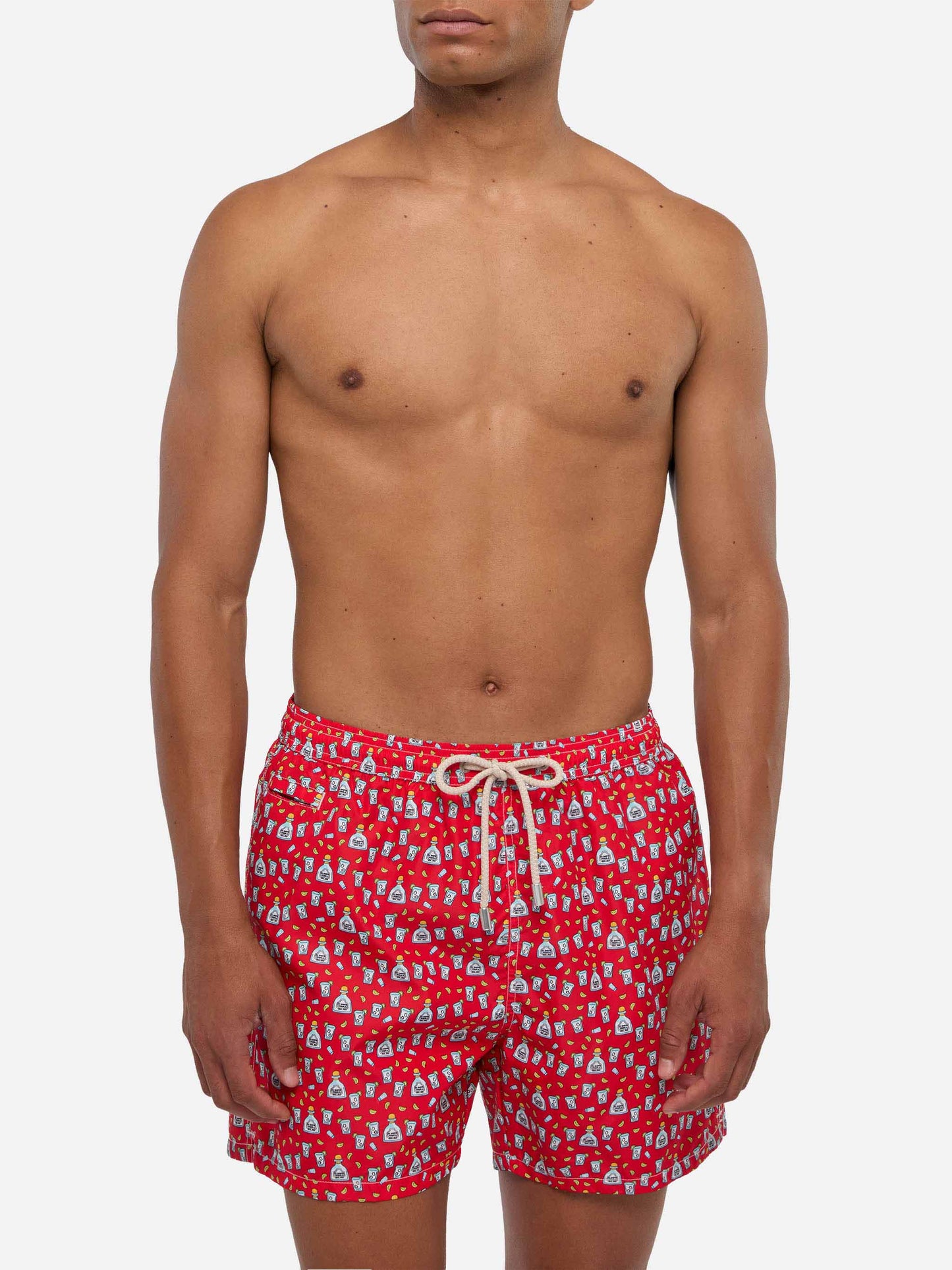 Badeshorts mit Lighting Micro Fantasy Tequila-Print 