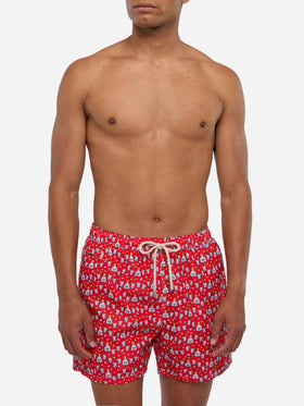 Badeshorts mit Lighting Micro Fantasy Tequila-Print 