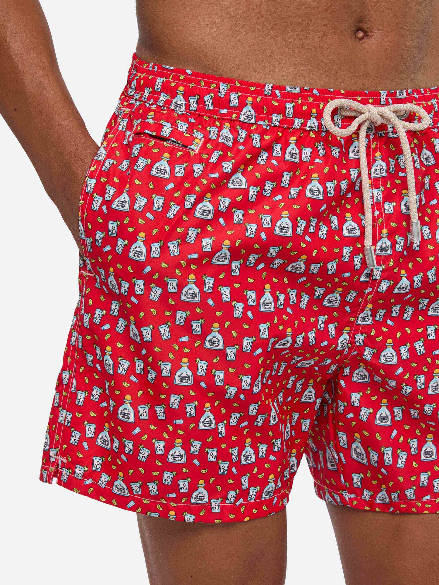 Badeshorts mit Lighting Micro Fantasy Tequila-Print 