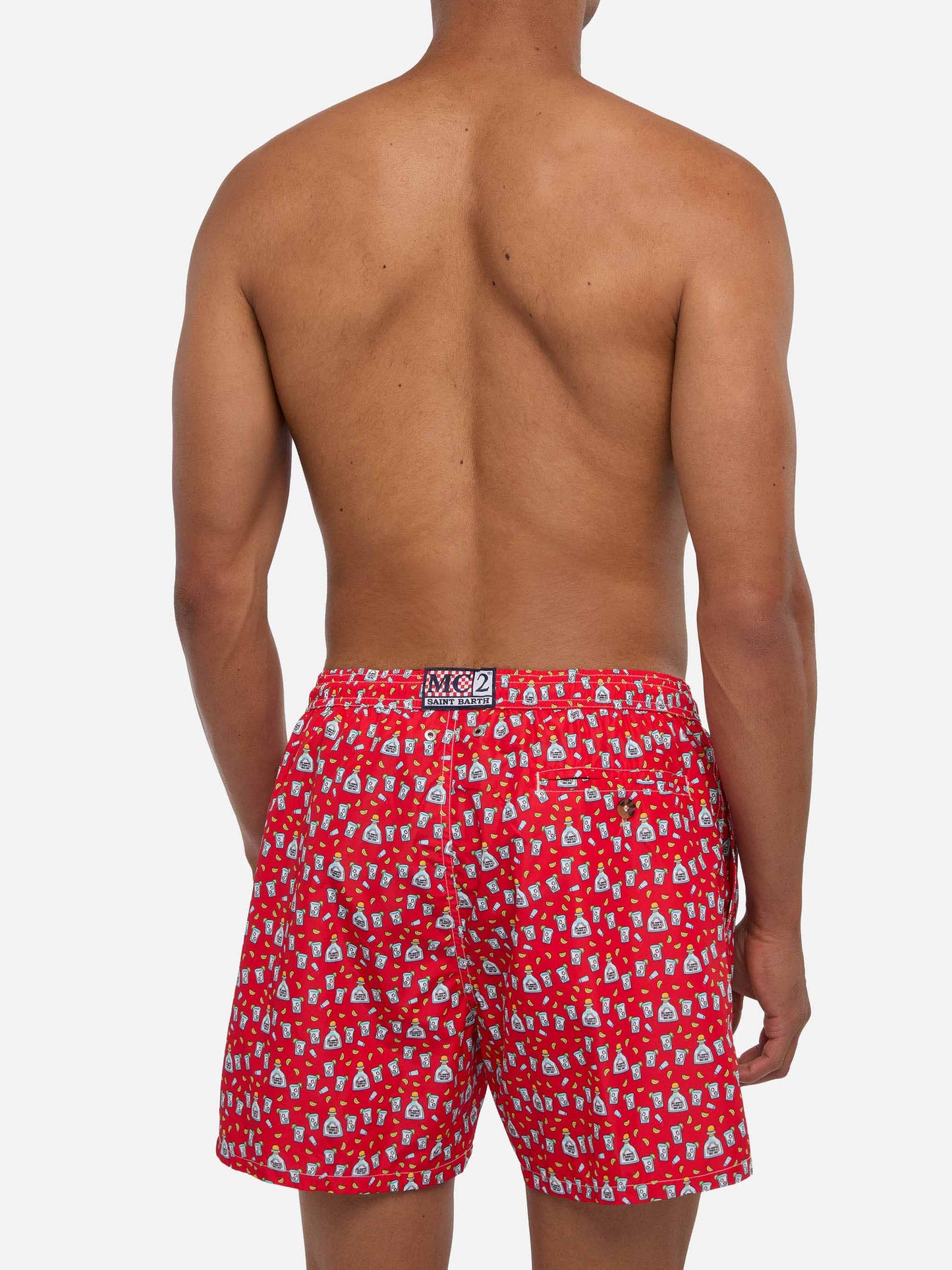 Badeshorts mit Lighting Micro Fantasy Tequila-Print 