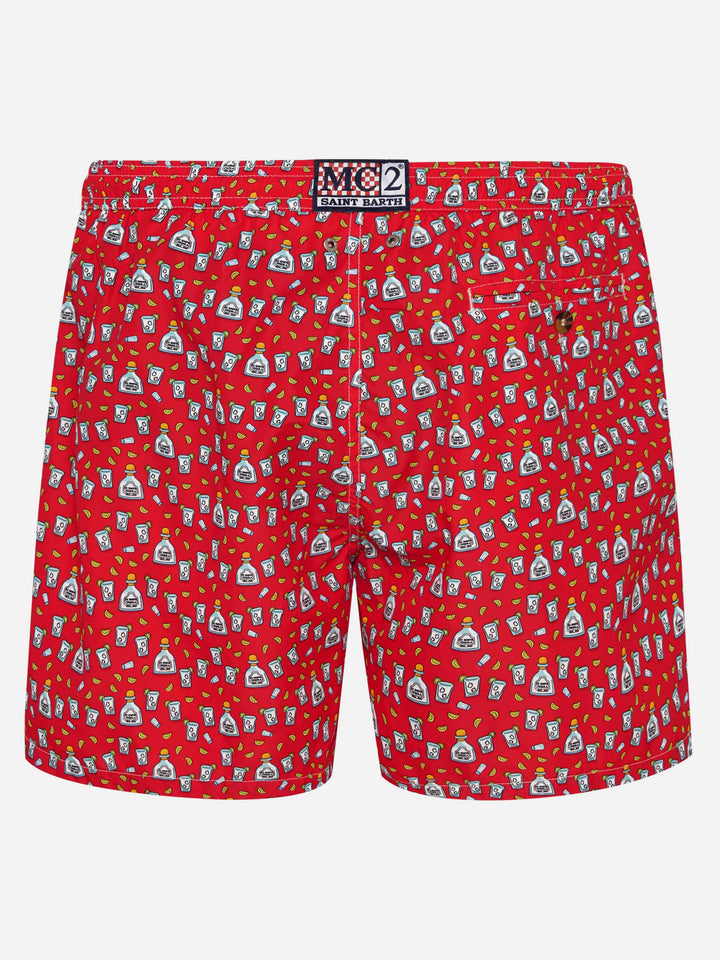 Bañador tipo shorts con estampado Lighting Micro Fantasy Tequila 