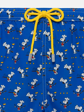 Lightweight fabric swim shorts Lighting with Snoopy chef print | SNOOPY PEANUTS® SPECIAL EDITION - MC2 Saint Barth