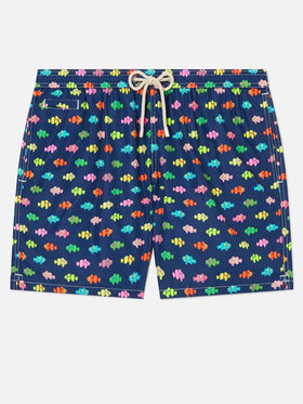 Costume Lighting Micro con stampa pesci pagliaccio blu