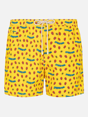 Lightweight fabric swim shorts Lighting with Spiderman print | MARVEL SPECIAL EDITION - MC2 Saint Barth