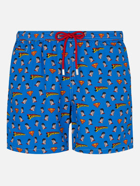 Lightweight fabric swim shorts Lighting with Superman print | MARVEL SPECIAL EDITION - MC2 Saint Barth
