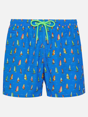 Costume mare Lighting stampa windsurf