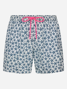 Herren-Badeshorts aus leichtem Stoff Lighting Micro Fantasy mit Seestern-Aufdruck